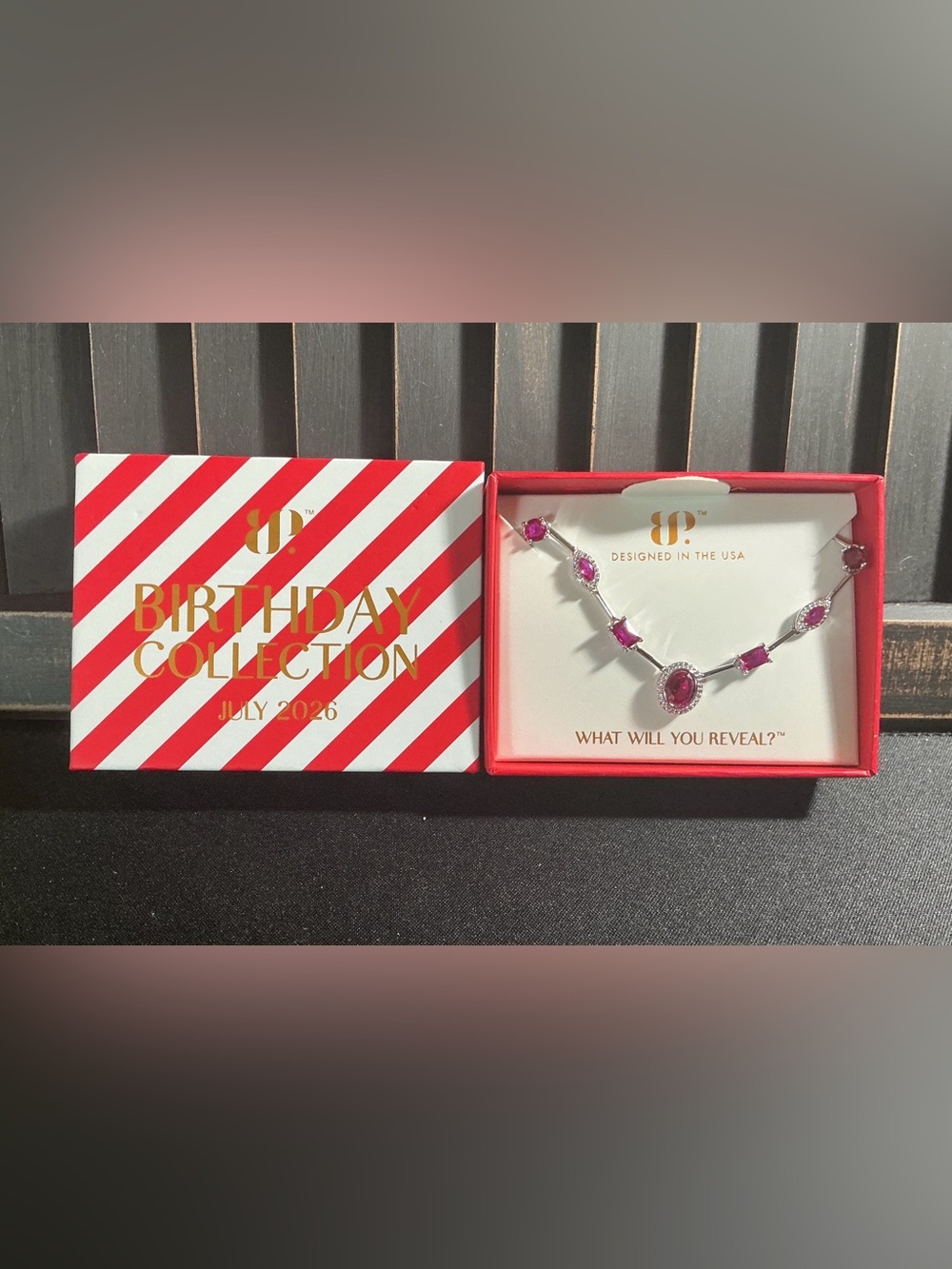 Bomb Party July Birthday “The Scarlett Necklace” NK88905
